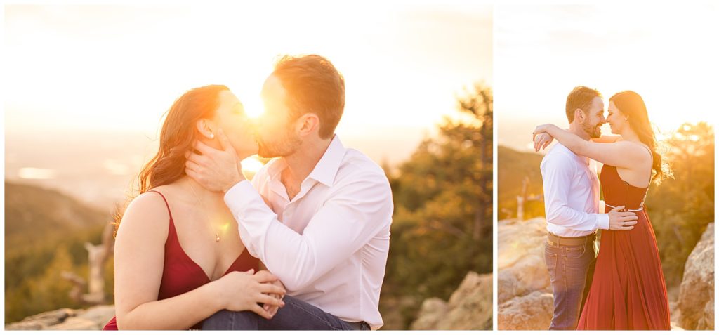 Boulder Spring Engagement Session at Lost Gulch Overlook by Danielle Lynee Photography