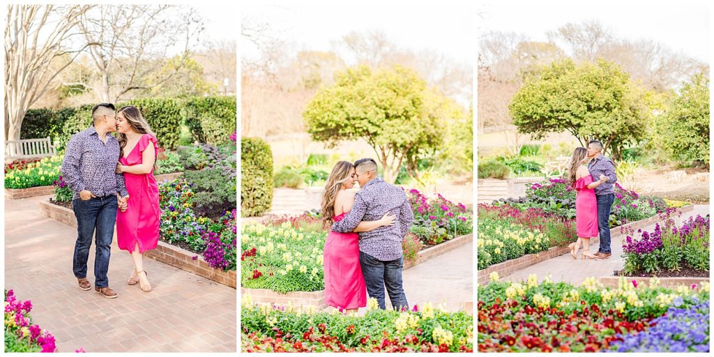 Engagement Outfit Tips by Indy Pop photo from a San Antonio Botanical Gardens Engagement Session