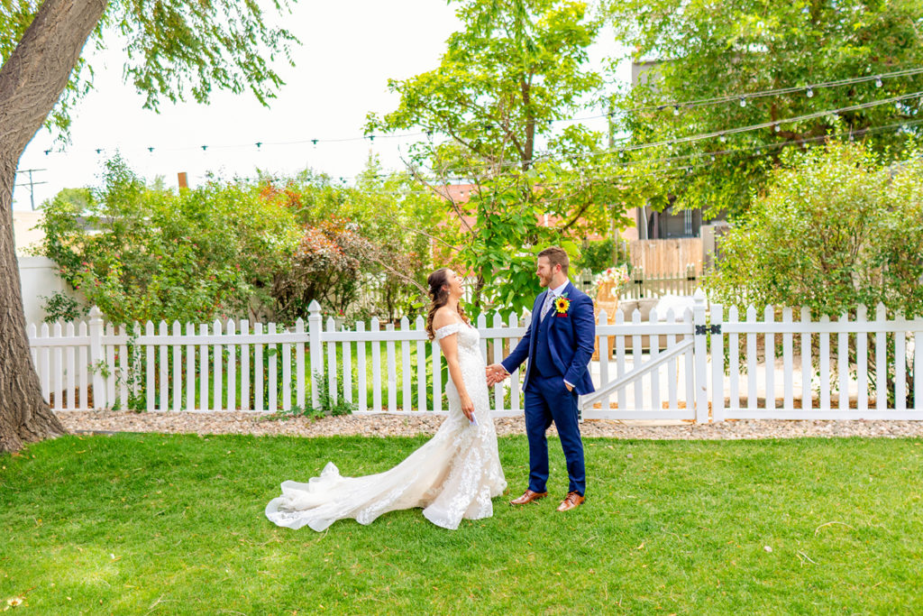 Windsor Mill | Indy Pop Photo | First Look | Bride & Groom | Colorado Wedding Photographer | via indypopphoto.com