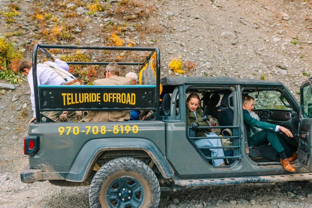 telluride elopement jeep service