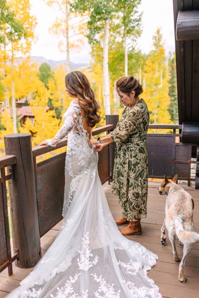 telluride elopement in the fall