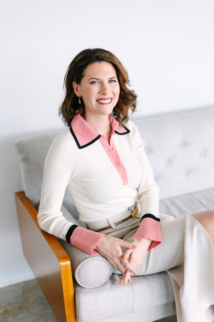 Small business with professional brand photos for website