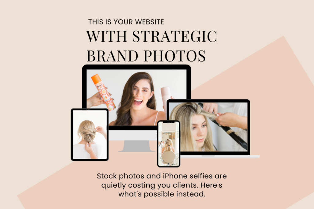Brand photos for small business website